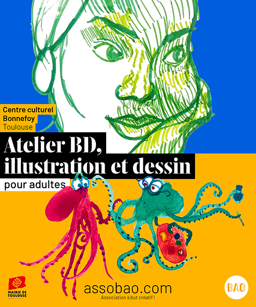 Ateliers et cours de dessin, bd et illustration à Toulouse