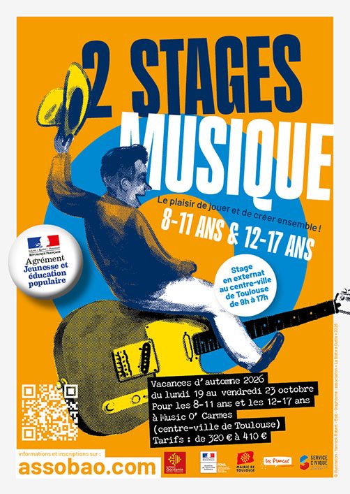Stage musique pour les jeunes, les enfants et les ados à Toulouse en octobre 2026