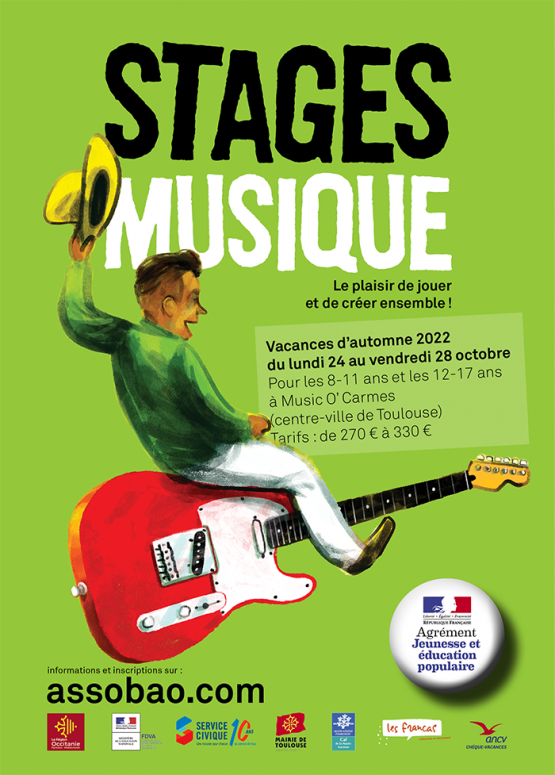 Stage musique pour les jeunes, les enfants et les ados à Toulouse en octobre 2022