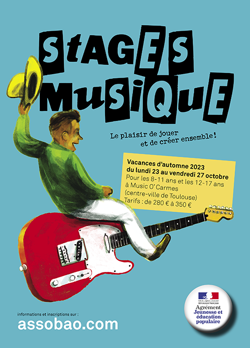 Stage musique pour les jeunes, les enfants et les ados à Toulouse en octobre 2023